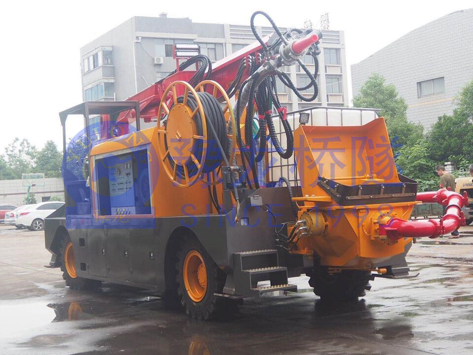 混凝土濕噴臺車 3015 3515 濕噴機械手 遙控機械手